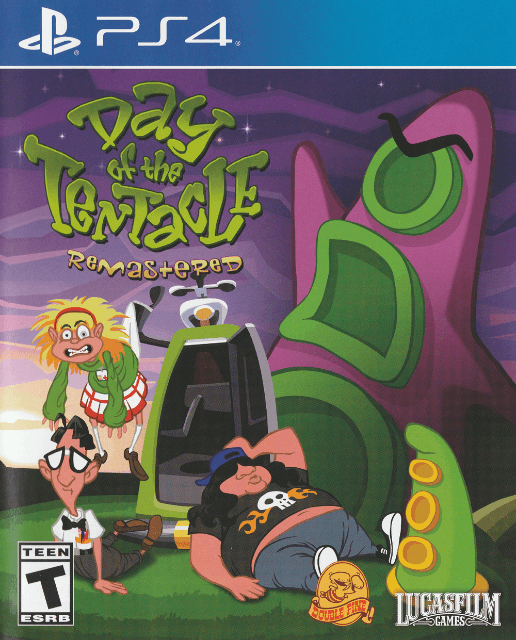 Day of the Tentacle Remastered box art for Playstation 4